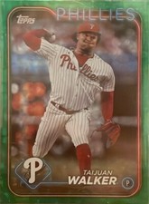 2024 Topps Base Set Series 2#643 Taijuan Walker Green Foil