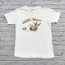 Vintage Rare 1969 Easy Rider Movie Shirt Made in USA Motorcycle Chopper 60s