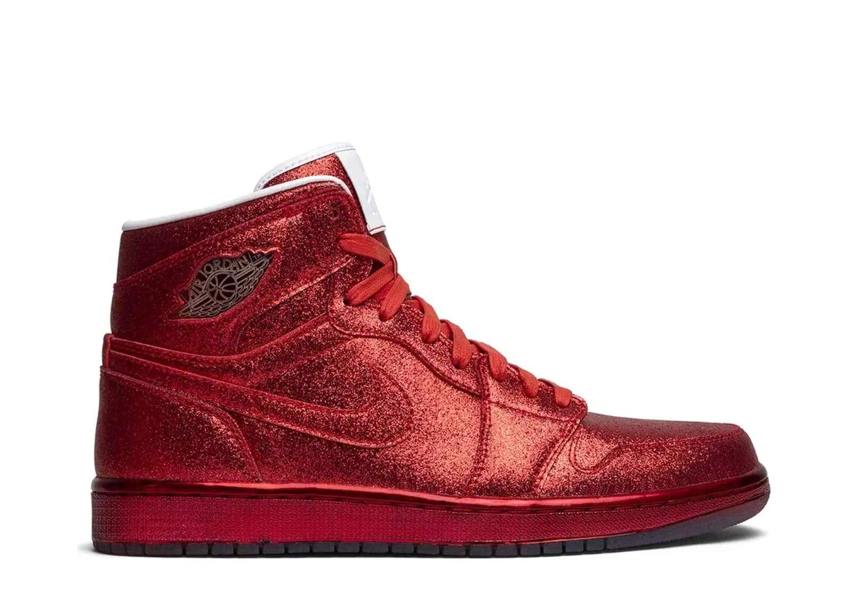 Air Jordan 1 Retro Legends of Summer Red Glitter eBay