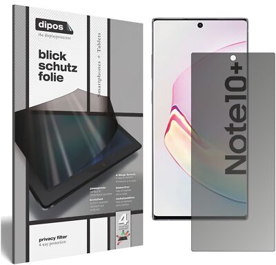 Samsung Galaxy Note 10 PLUS 10+ 5G Blickschutzfolie matt Schutzfolie Folie