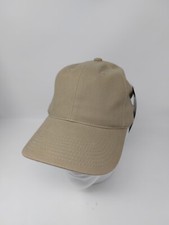 Port Authority Signature PortFlex Fitted Size S/M Khaki Blank Cap
