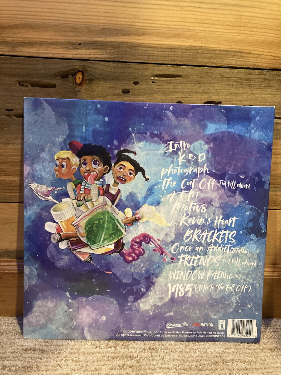 KOD J Cole Signed Vinyl LP Autographed Limited Edition w KOD J Cole Signed Vinyl LP Autographed Limited Edition w