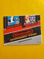 Super Mario Bros. / Duck Hunt Nintendo NES Manual Only  Instruction Booklet
