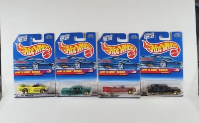 Hot Wheels 1998 Low 'N Cool Series Complete 4 Car Set 59 IMPALA
