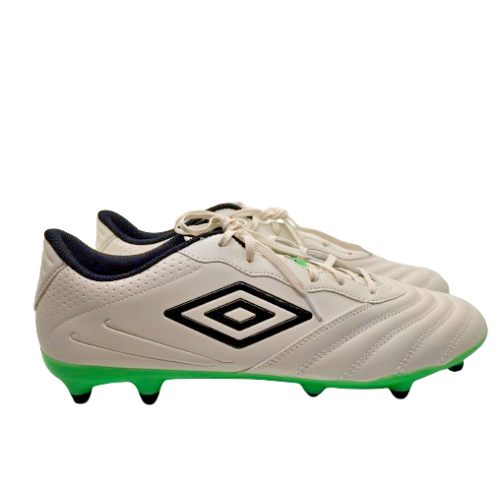 Umbro Tocco 3 League FG Fußballschuhe weiß/grün Größe 12,5 Herren. - Bild 2 von 5