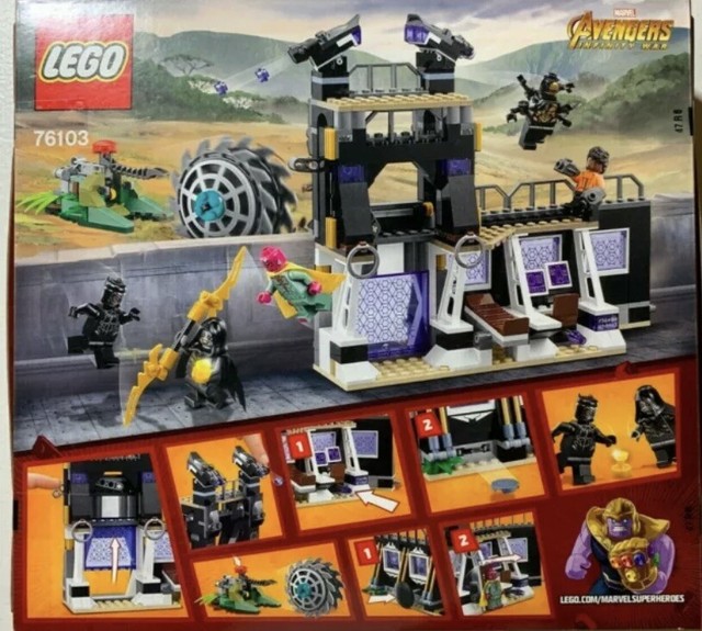Lego Marvel Super Heroes Corvus Glaive Thresher Attack (76103) for sale online | eBay
