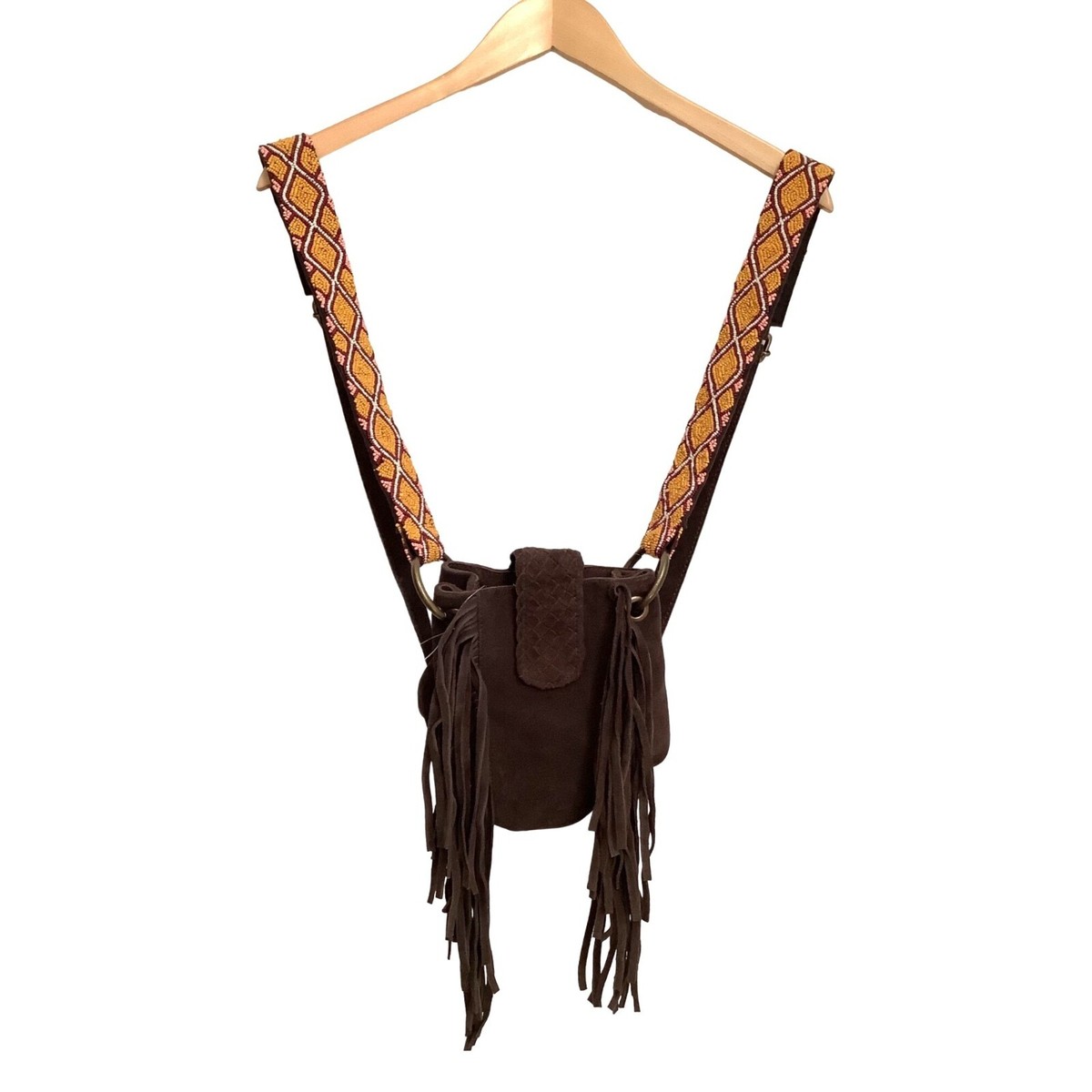 fringe suede mini backpack Free People Suede Fringe Mini Backpack In Brown Size Small