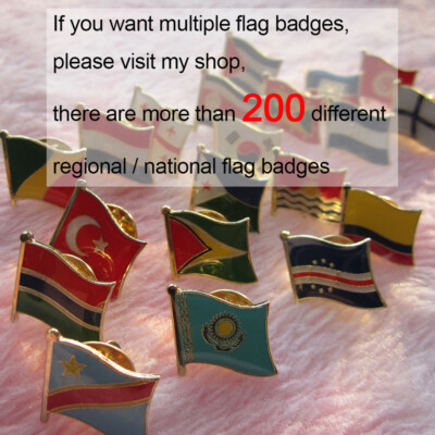 Metal Printed Country Flag Pins Badges At ₹ 35/piece In New Delhi | ID: 21433529673