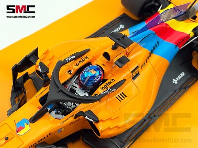 McLaren F1 MCL33 Fernando Alonso Abu Dhabi 2018 1st Retirement 1
