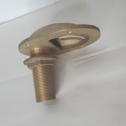Boat Intake Scoop Strainer Brass Marine Parts Boats Mechanic Restoration - Foto 10 di 11