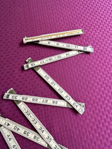 Vintage Wood Extension  Folding Rule Ruler 72"-   Made in USA - Picture 9 of 17