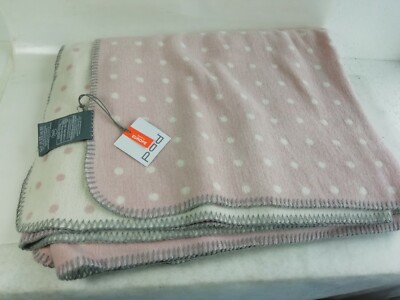 pad home Dot Dusty Pink R15 Wolldecke Tagesdecke 150x200 Überwurf 812563