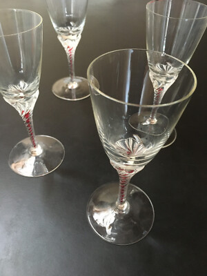 Set of Vintage English Crystal Wine or Sherry Glasses (4) | eBay