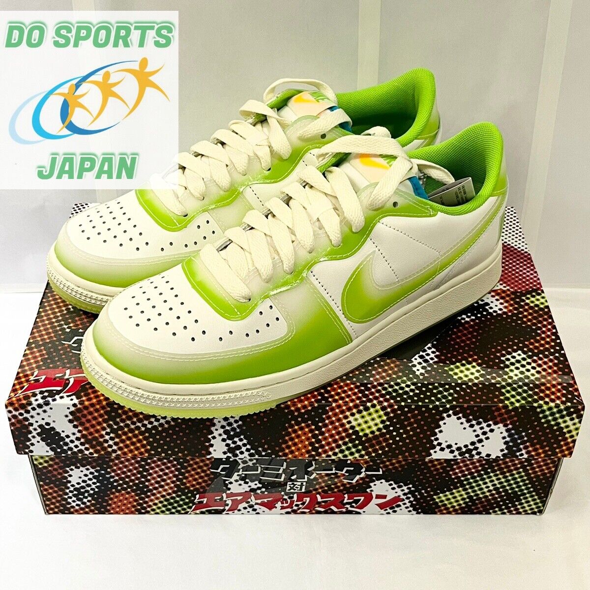 NIKE Terminator Low Premium Men Shoes FN7651-133 Sail/Coconut Milk/Green  Strike