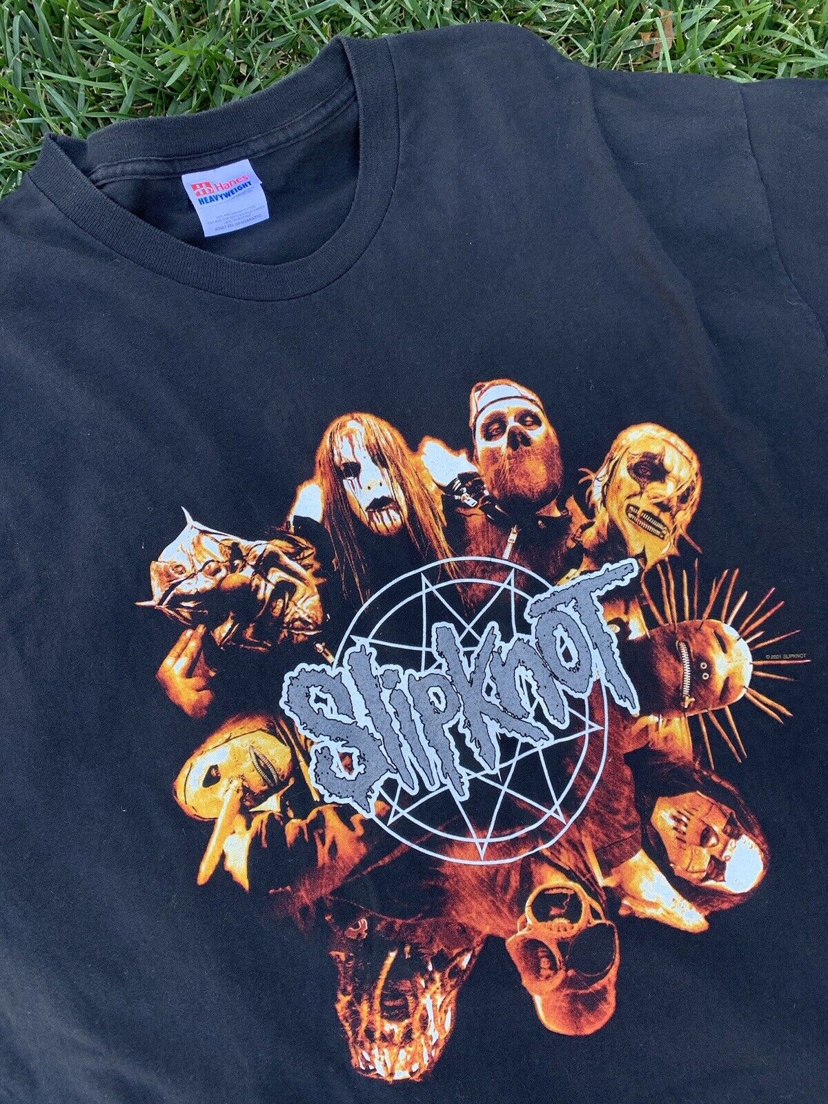 00's vintage Slipknot フェード band Tシャツ | nort.swiss