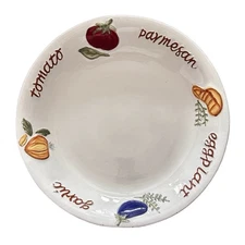 POTTERY BARN Cafe Pasta Ceramic Large Serving Bowl Dish 13” Pottery Kitchen