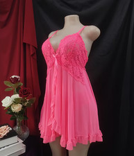 PLUS SIZE LINGERIE- Rose Lace Patchwork Camisole and Triangle Panties 2pcs Set