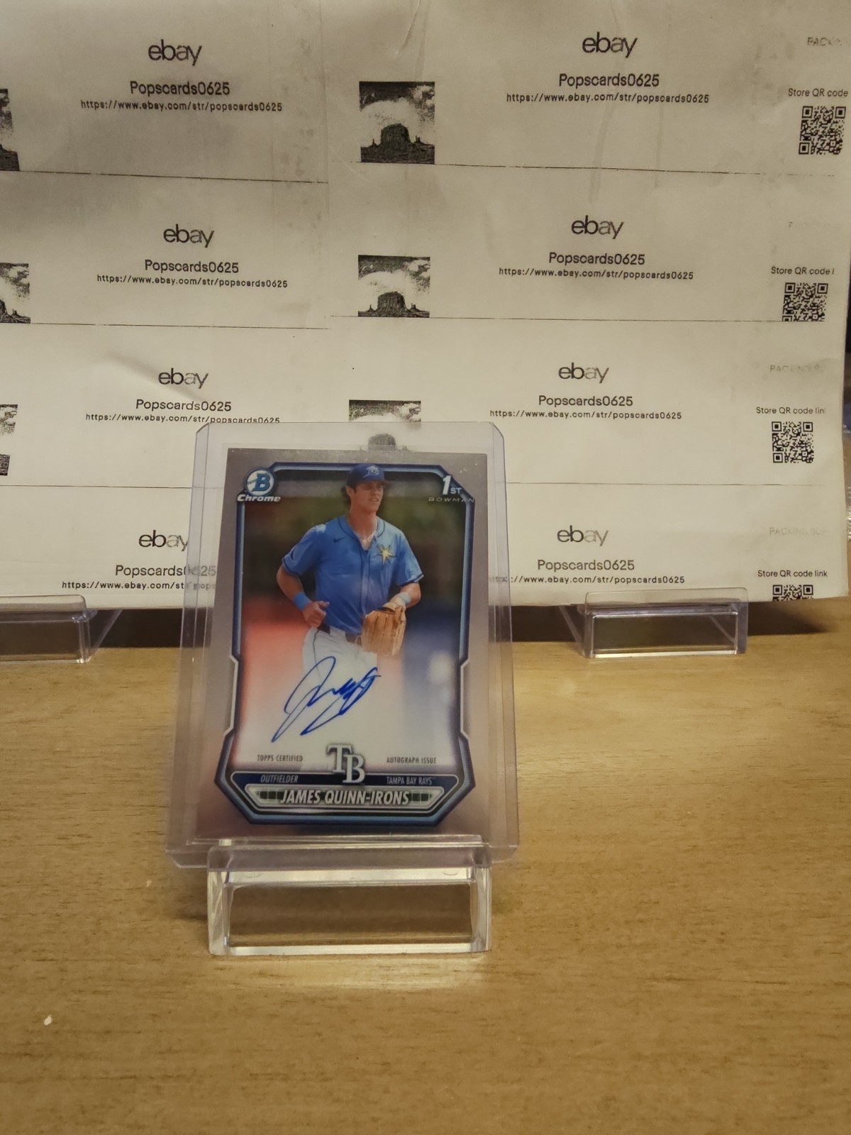 2026 Bowman Chrome #CPA-JQU JAMES QUINN-IRONS AUTO SHARP view 11