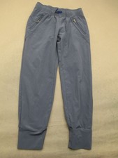 Patagonia Size M Kids Blue Zips Pockets Drawstring Activewear Outdoor Jogger 213