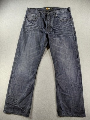 Lee Men's Jeans Size 36x30 Blue Dungarees X-Line Bootcut Mid Rise 38x31 Denim