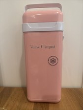 VEUVE CLICQUOT Rose Metal Bottle Cooler 13.5 X 5 X 4" PINK New