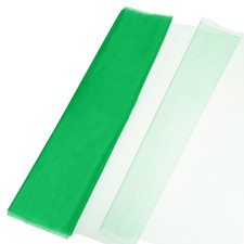 19" by 10.9 Yard Tulle Fabric Backdrop Curtains for Decor Wedding Green Grass