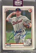 Colt Keith 2025 Topps Archives #/40 1st Bowman Autograph No.BD-54 #31/40