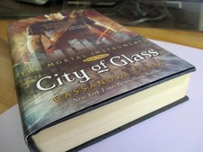 New "City of Glass" Cassandra Clare, HB 1st Ed full # line 2009, 541p w/warranty