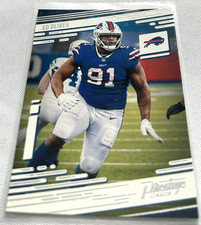 2021 Panini Prestige Football Ed Oliver Buffalo Bills base card #18