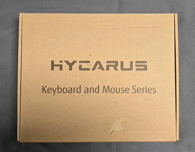 HYCARUS Wired One Handed Mechanical Gaming Mouse & Keyboard Combo