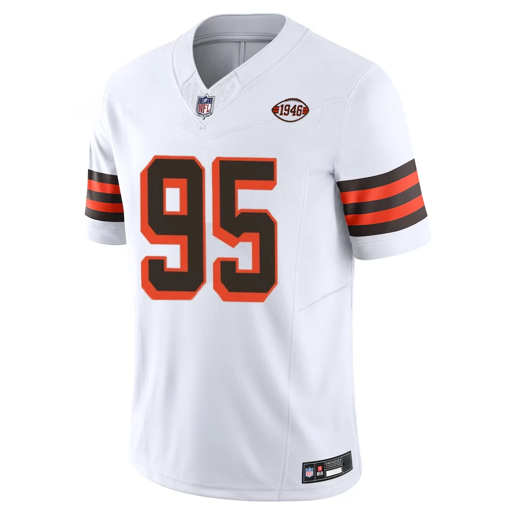 Men's Brownss #95 Myles Garrett Collection Jersey