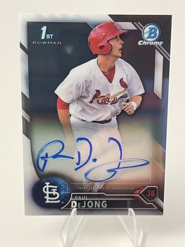 Paul DeJong [Chrome] #CPA-PD 2016 Bowman Prospect Autographs card