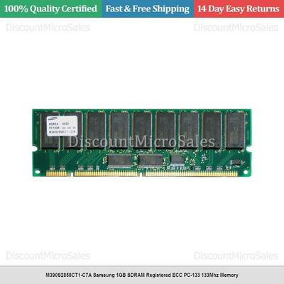 M390S2858CT1-C7A Samsung 1GB SDRAM Registered ECC PC-133 133Mhz Memory