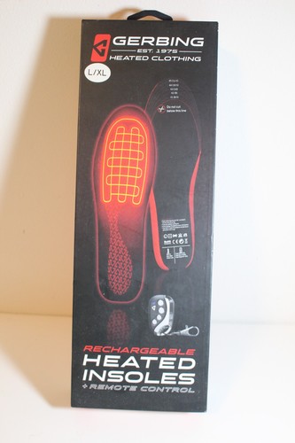 Gerbing Heated Insoles L-XL Rechargeable Electric Heated Insoles Remote Control