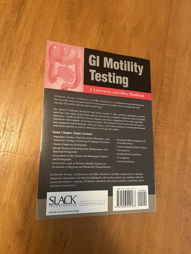 GI Motility Testing : A Laboratory and Office Handbook by Henry Parkman, Satish - Picture 3 of 6