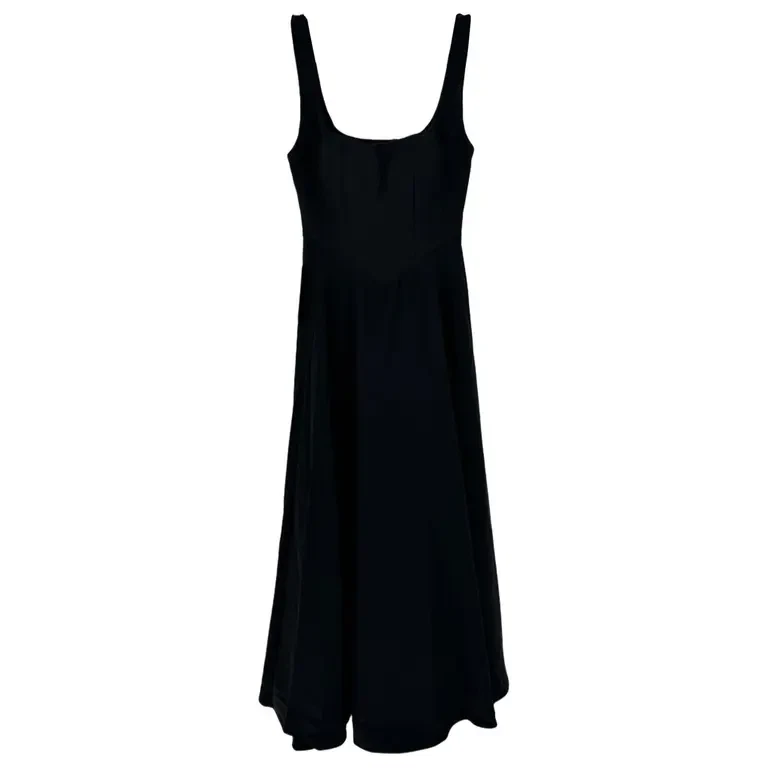 windsor tiffany sleeveless high slit formal dress The Ultimate Muse Satin High Neck Mini Cream — Mini Dresses main image 0