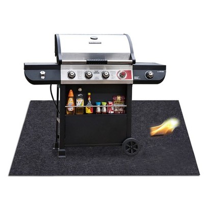 Under Grill Mats,Flame Retardant BBQ Grilling Gear for Gas,Absorbing Grill Pa...