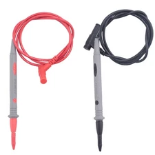 1 Pair Digital Multimeter 1000V 20A Universal Test Lead Cable Probe Red + S4448