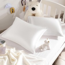 Silk Satin Toddler Pillowcases, Small Pillow Case Pillow Cover 14x20 Inches with