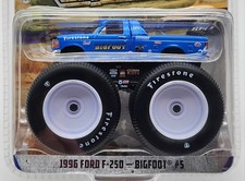 BIGFOOT 5 MONSTER TRUCK 1996 FORD F-250 GREENLIGHT KINGS OF CRUNCH 1/64 DIECAST