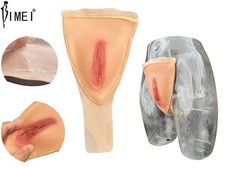 BIMEI Silicone Fake Vagina Tape Self-adhesive Hiding Gaff Transgender Crossdress