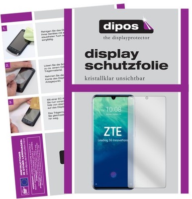 5x Schutzfolie für ZTE Axon 10s Pro 5G Display Folie klar Displayschutzfolie