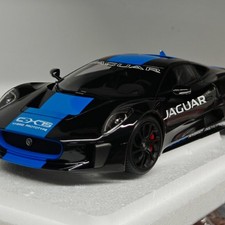 1:18 Almost real Jaguar C-X75 2015 black alloy car model cx75