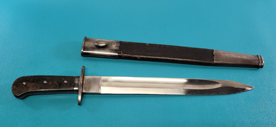 WWII German Short Sword Knife Carl Eickhorn Solingen Horn +