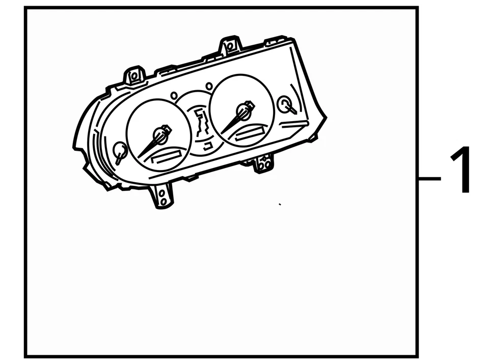 Cuadro de instrumentos velocímetro Toyota Avalon 2005-2006 NBELG Foto 4 de 4