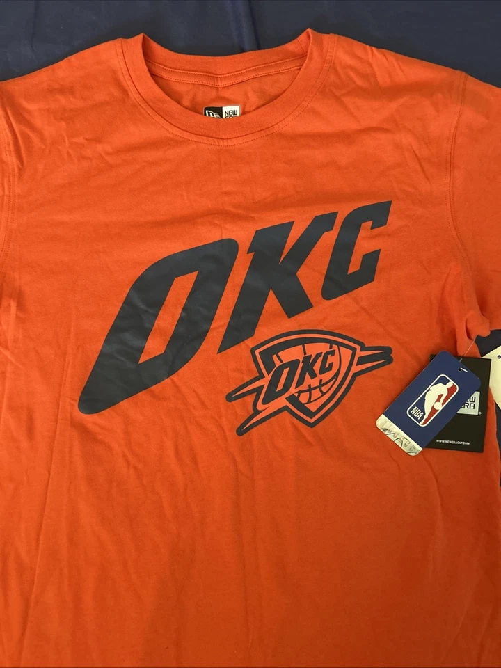 Oklahoma City Thunder NBA Men's Long Sleeve Shirt, Orange Size Medium With Tags - Image 2 of 4