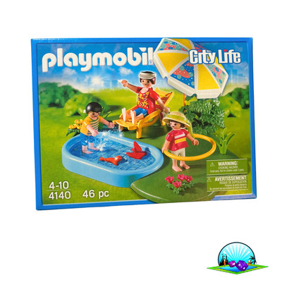 Playmobil 4140 City Life Planschbecken Sommer Poolparty Kompakt Set NEU & OVP
