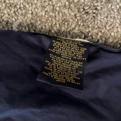 VTG Polo Ralph Lauren Twin Down Comforter Multicolor Stripe Bedding 66x85 Logo - Picture 3 of 6