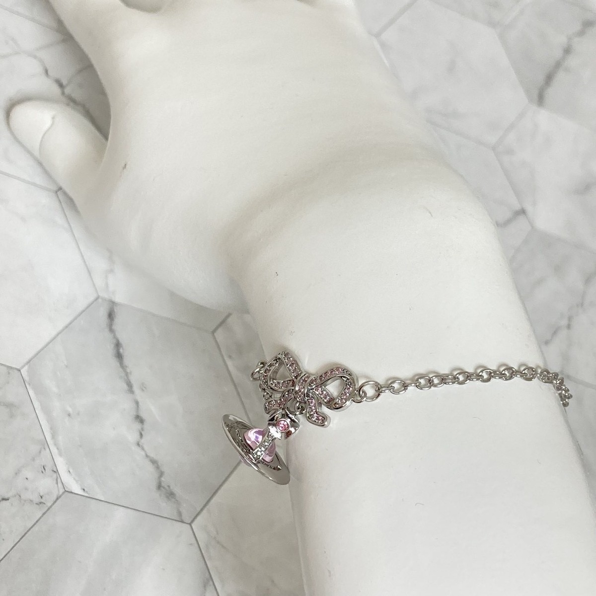 Vivienne Westwood Bracelet OCTAVIE Purple Silver NO BOX | eBay