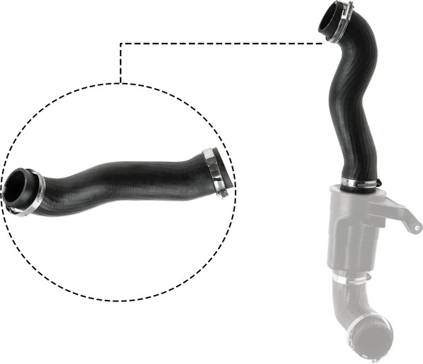 Ladeluftschlauch Gates 09-0718 FüR R57 R59 R56 Clubman Mini R55 R58 Roadster JCW-image